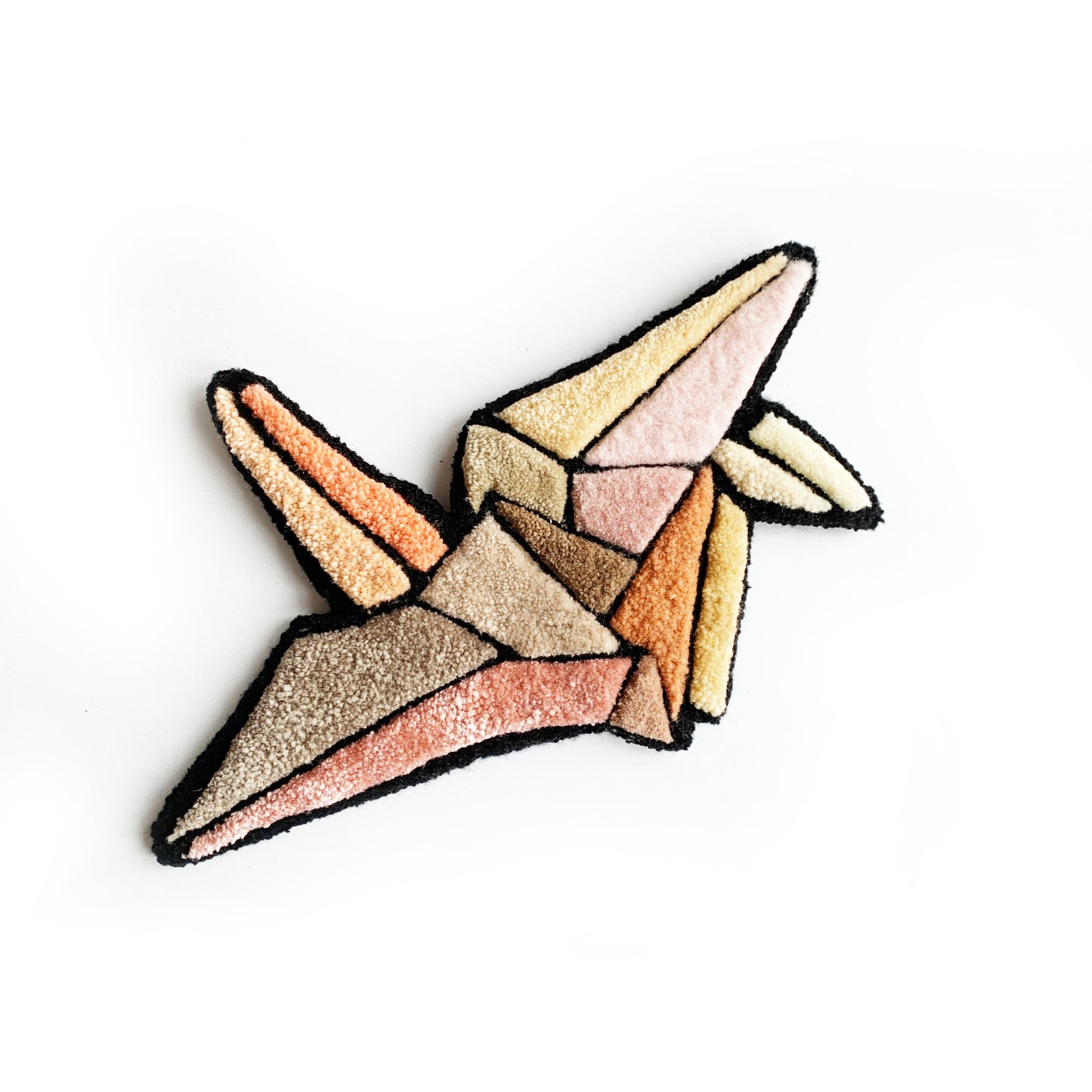 Origami crane soft tones