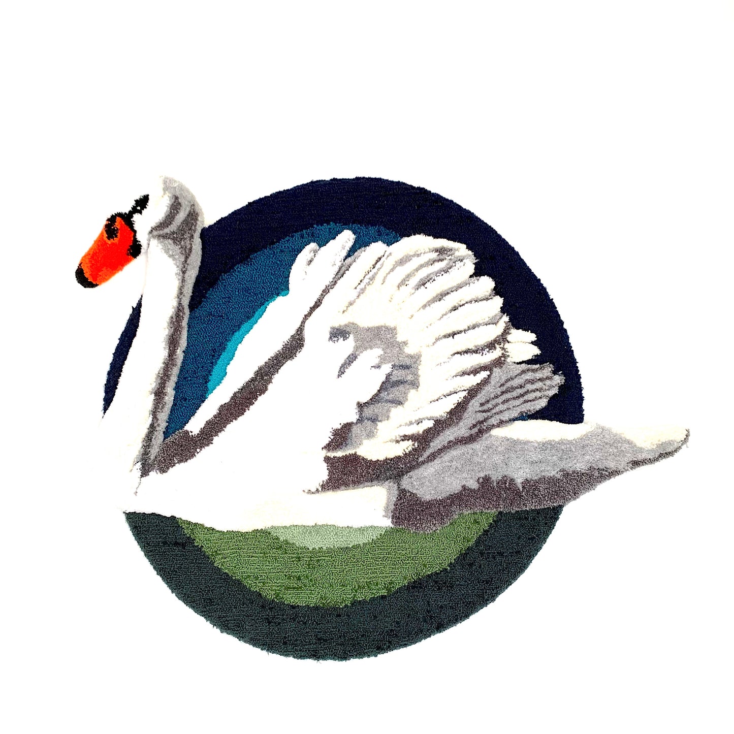 Zwemmende zwaan - Swimming swan