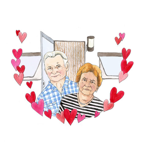 portret illustratie